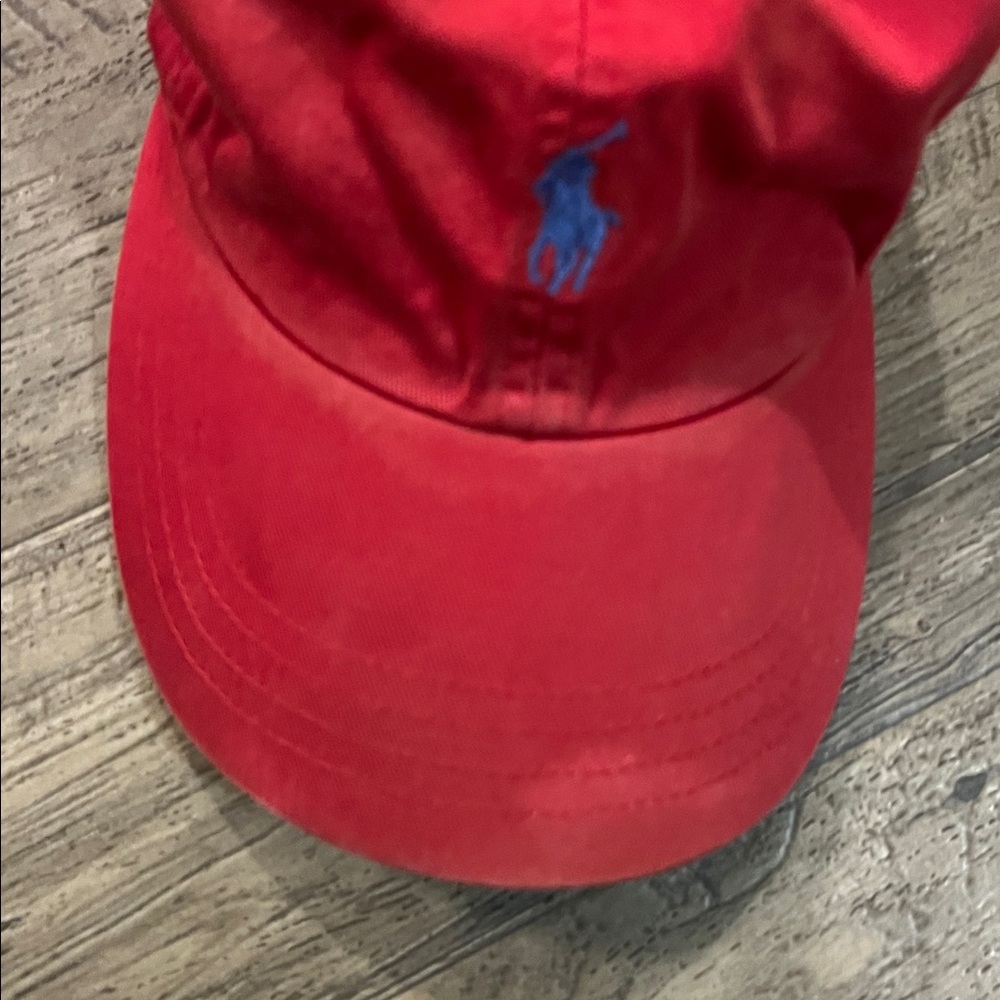 Red Polo Cap - Picture 3 of 5